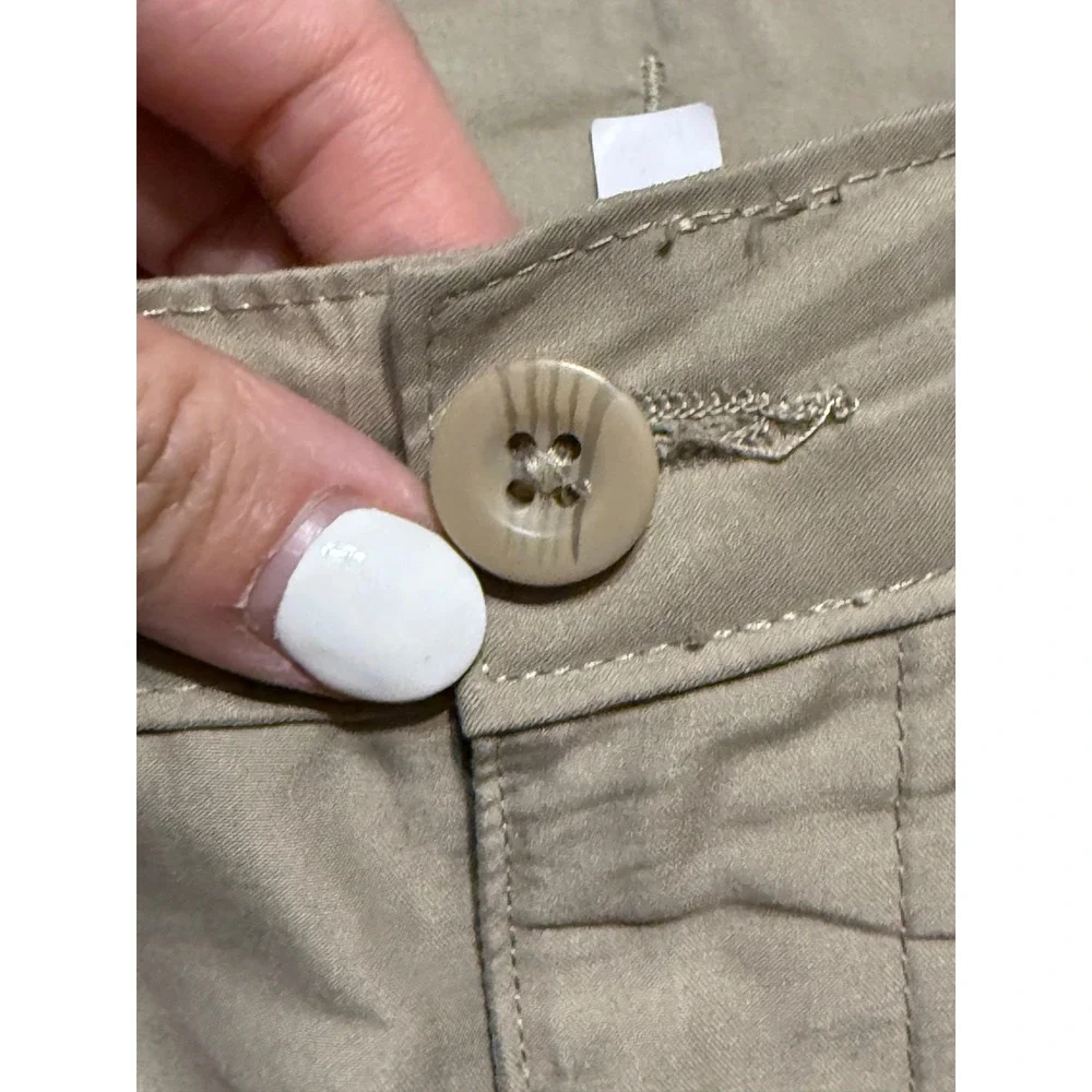 Nautica School Uniform Shorts Youth Boys Size 16 Khaki Flat Front Casual